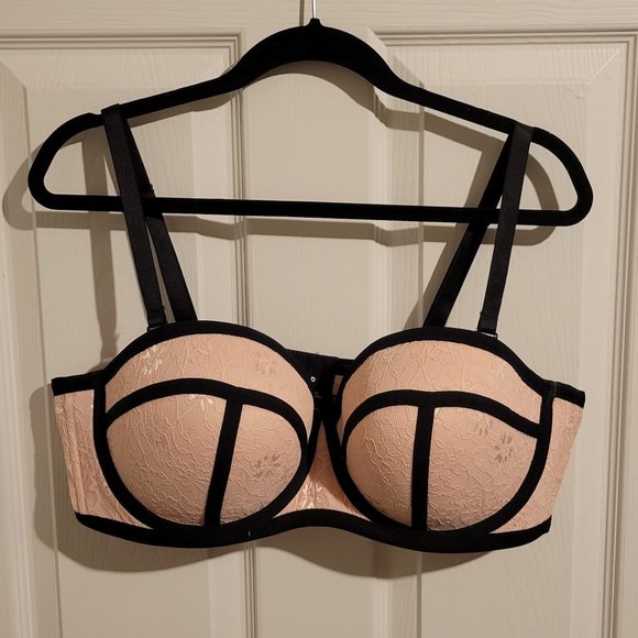Torrid Pink & Black Multi-Way Bra - Picture 1 of 7